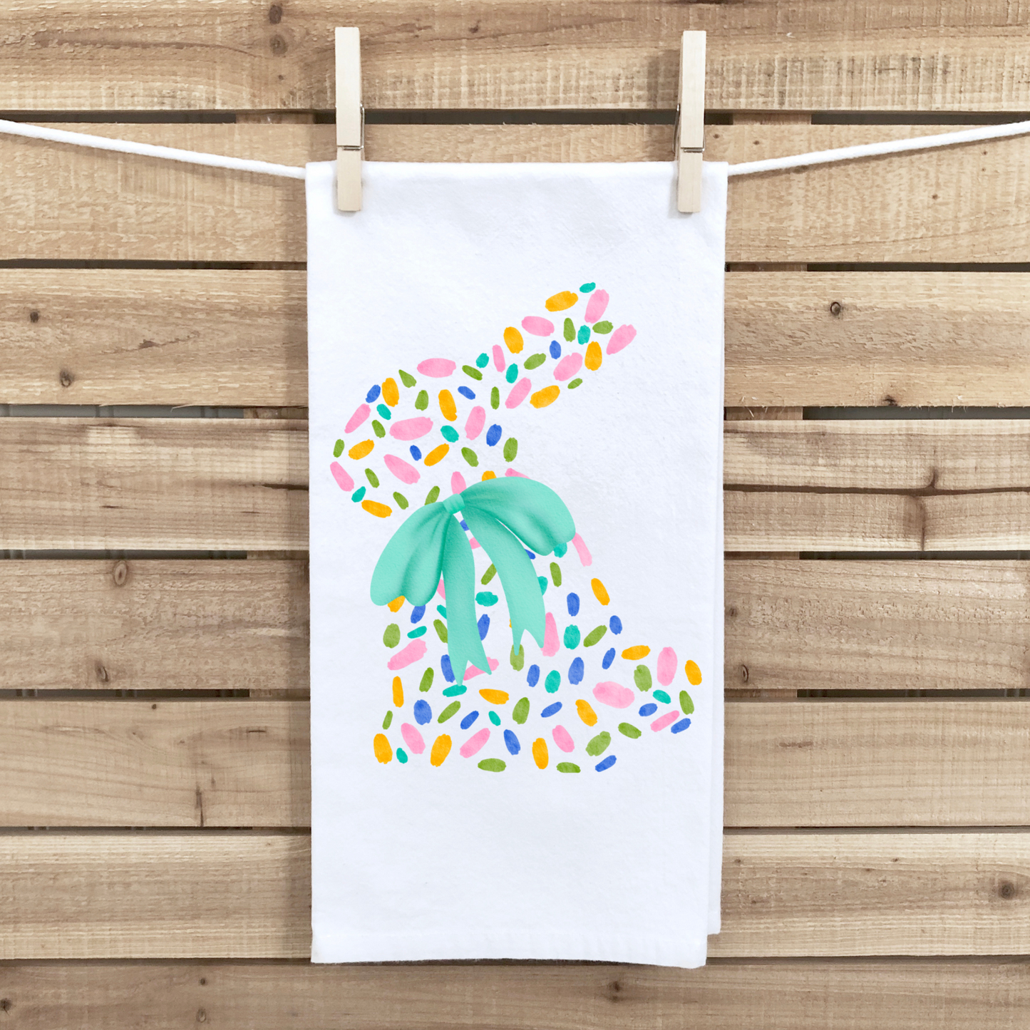 Jellybean Bunny Tea Towel