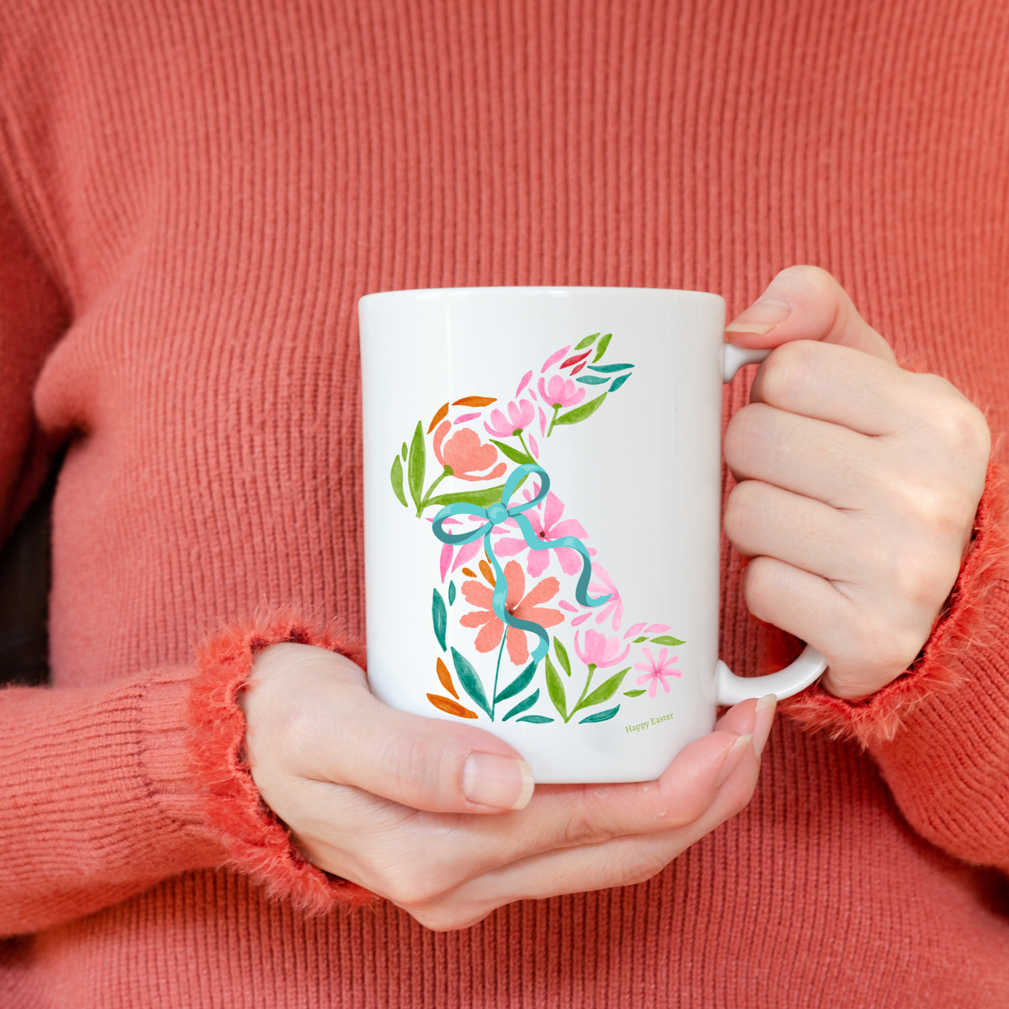 Flower Bunny Mug