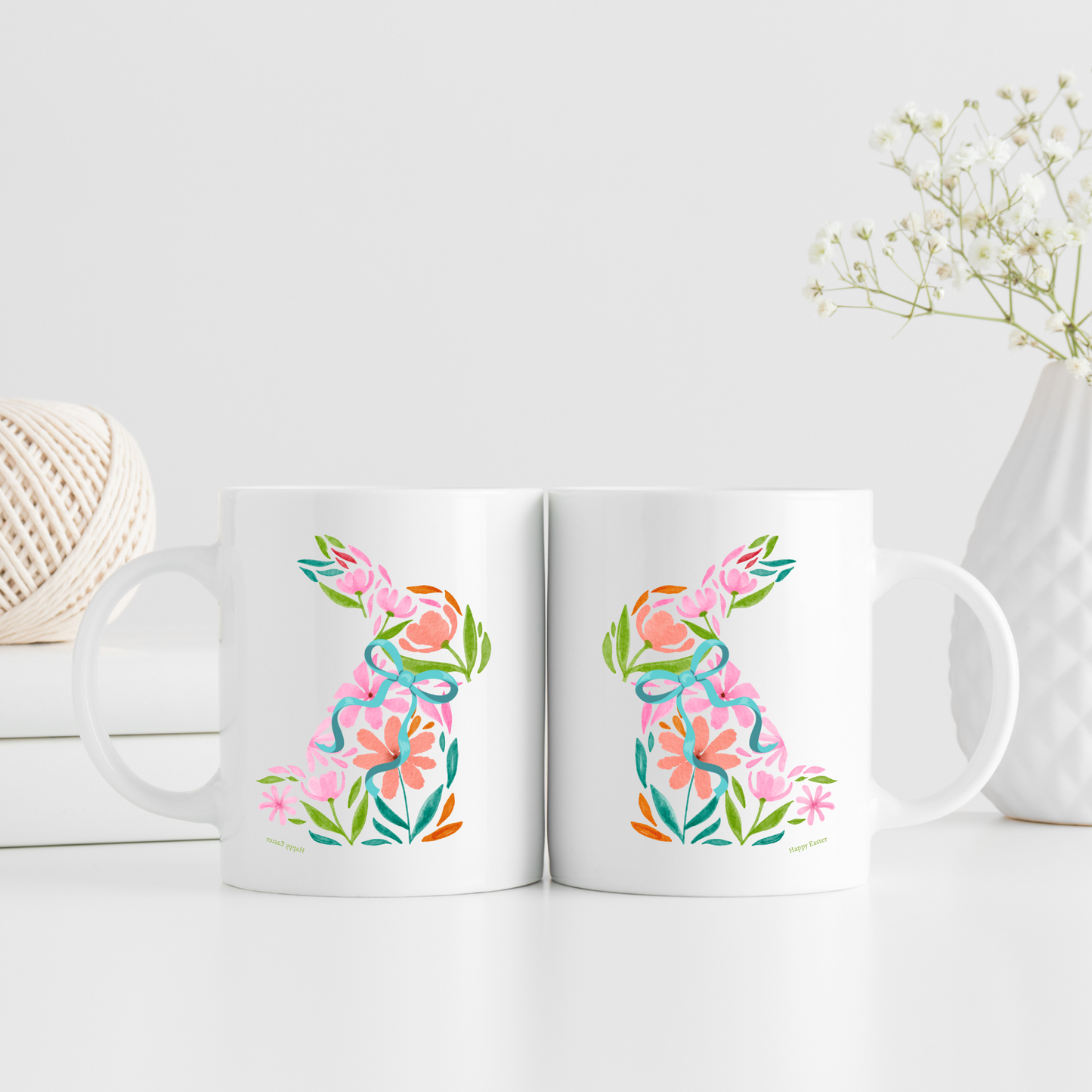 Flower Bunny Mug