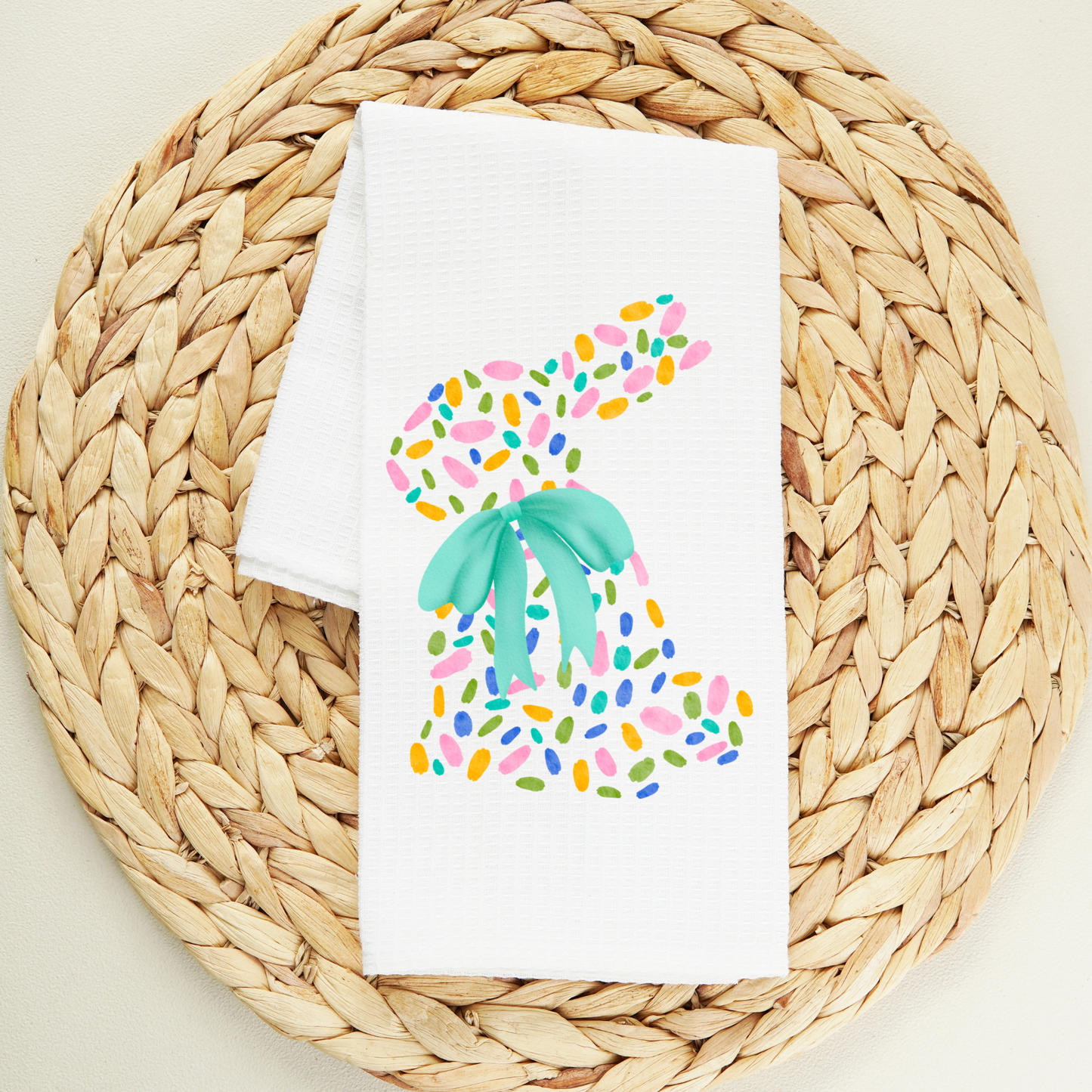 Jellybean Bunny Tea Towel